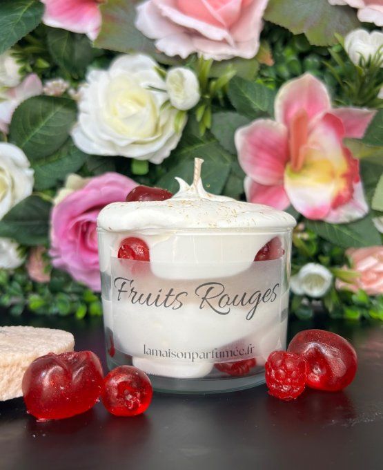 Bougie Gourmande Fruits Rouges