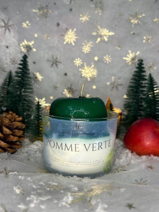 Bougie Gourmande Pomme Verte 